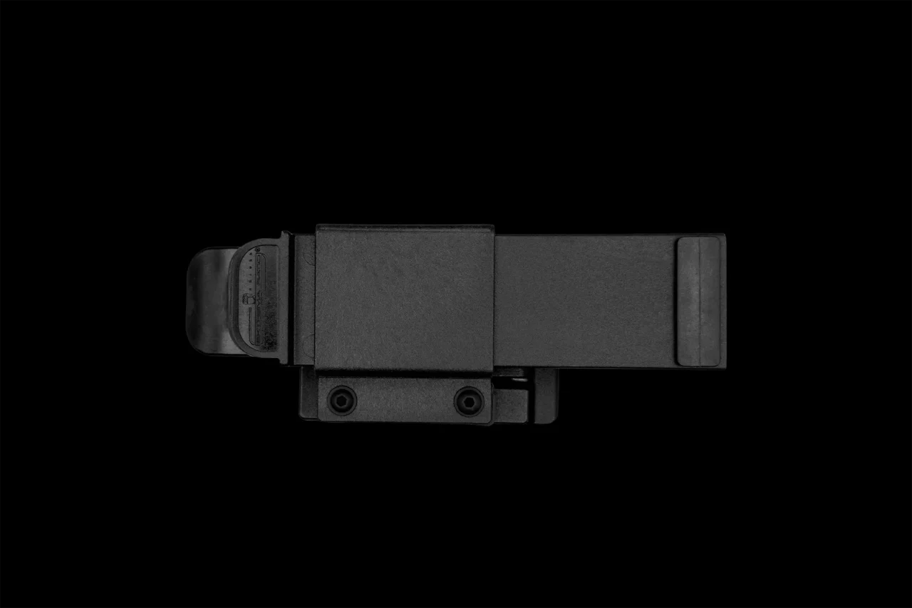 COMPLETE BLACK NYLON SHEATH AND BELT CLIP