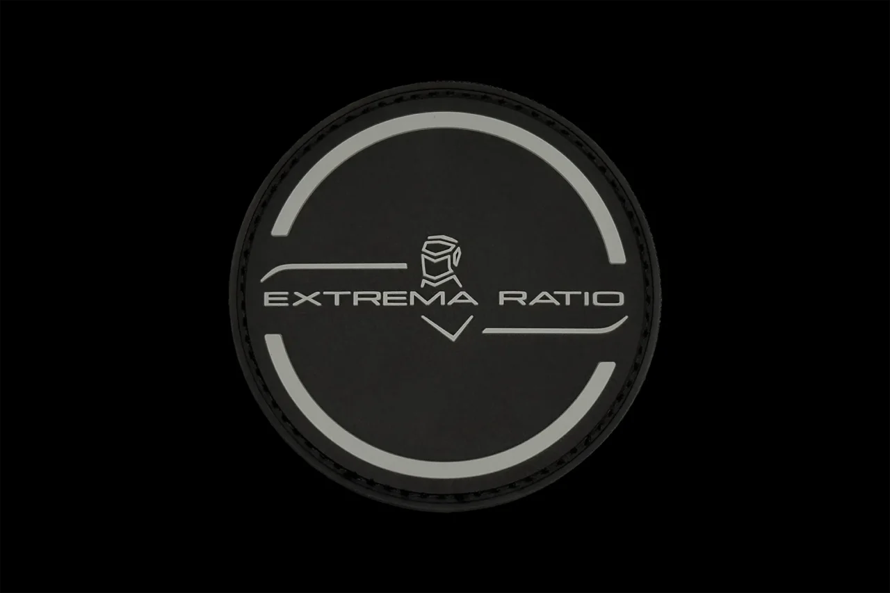 PATCH TPR ROUND 85Ø MM BLACK - SILVER